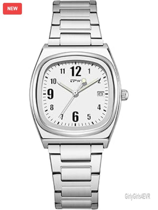 Square Women\'s Watch: Stainless Steel Strap Analog Quartz Luminous Elegant main image 5